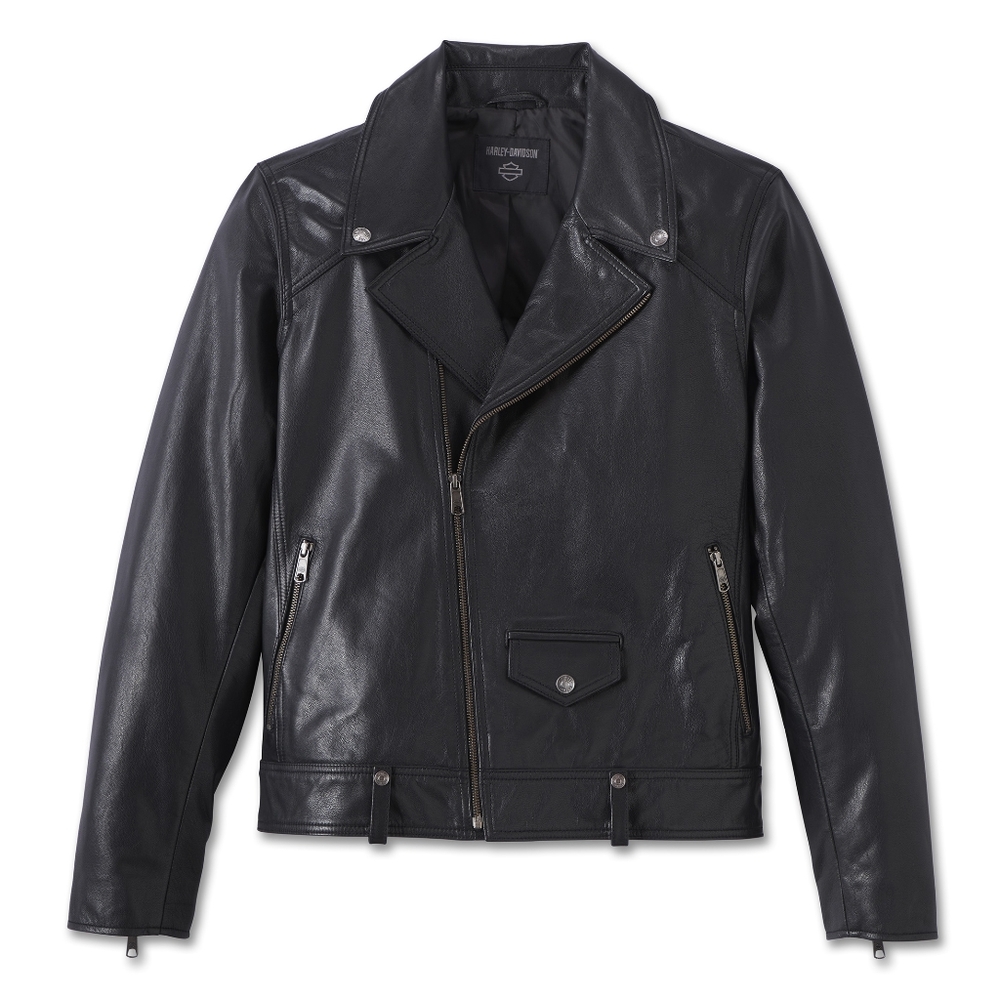 Mens Sz 3XL Harley-Davidson Motorbreath Black Leather Jacket Eagle MSRP $450 NWT